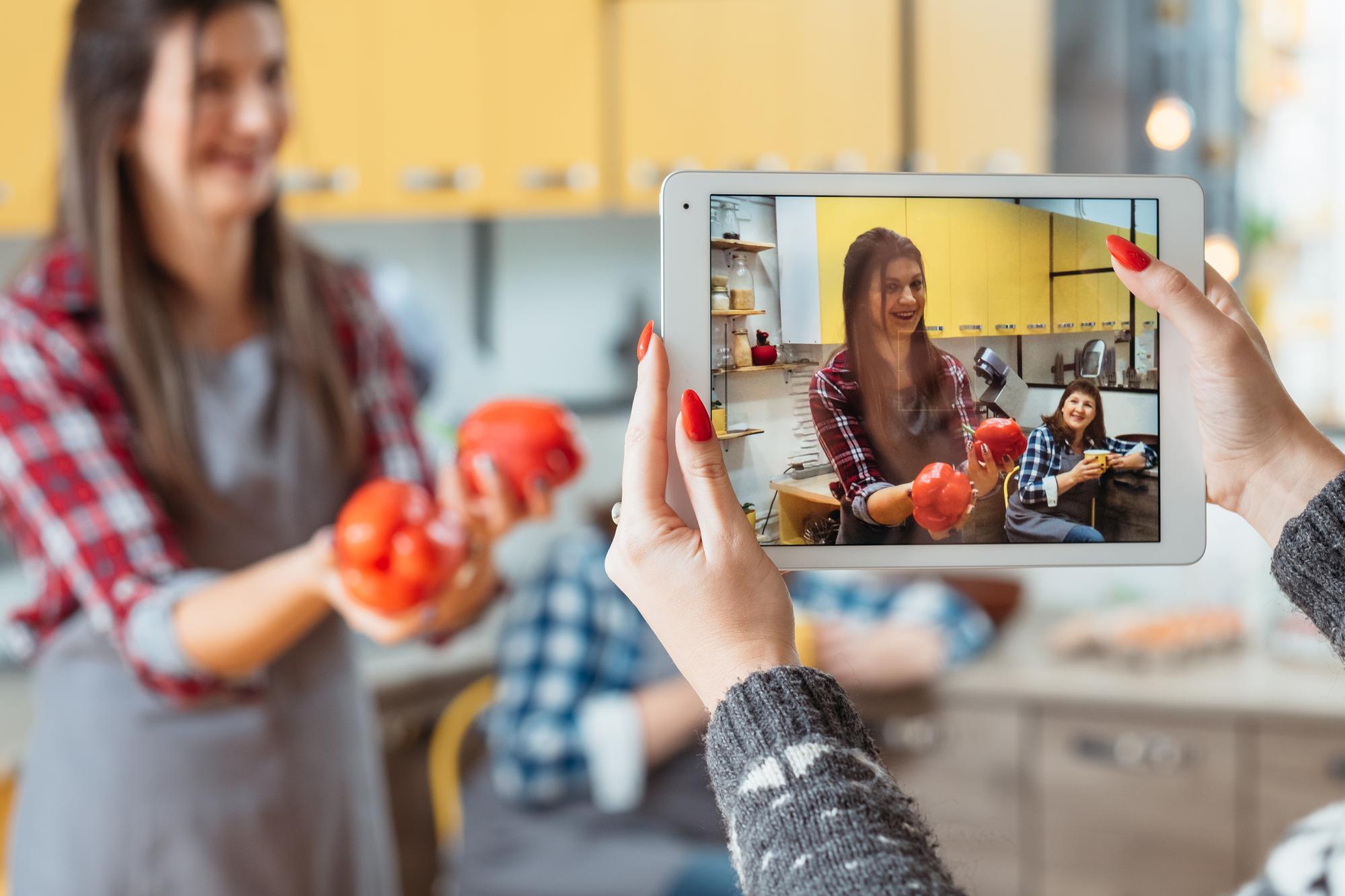 Small-group video coaching session screenshot